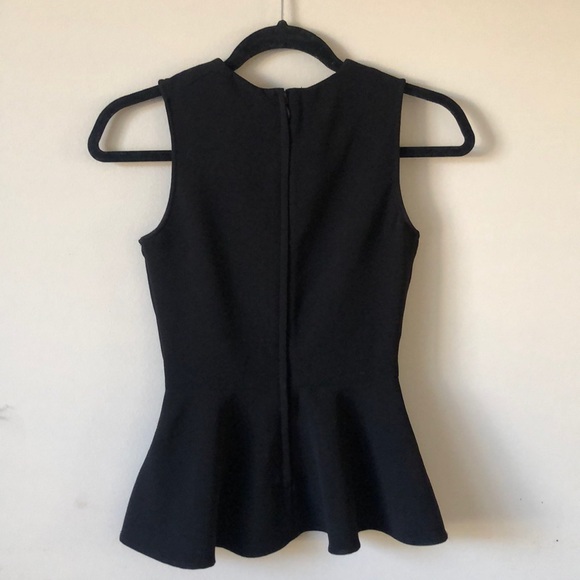 H &M Peplum black Top - Picture 5 of 6